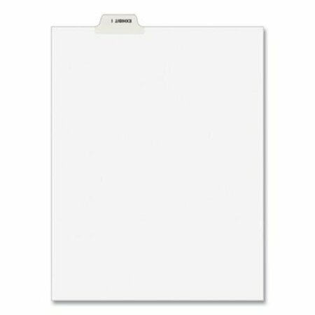 AVERY DENNISON Avery, Avery-Style Preprinted Legal Bottom Tab Divider, Exhibit I, Letter, White, 25/pk 11948